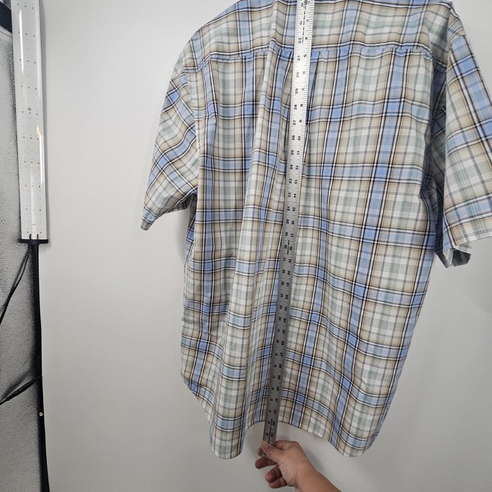 Alexander Julian Colours Men's Size XL Short Sleeve Button Down Shirt - Picture 4 of 7